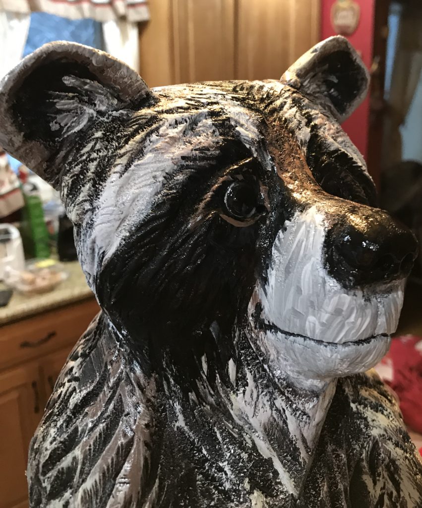 Chainsaw Carvings Raccoon Hudson Valley NY