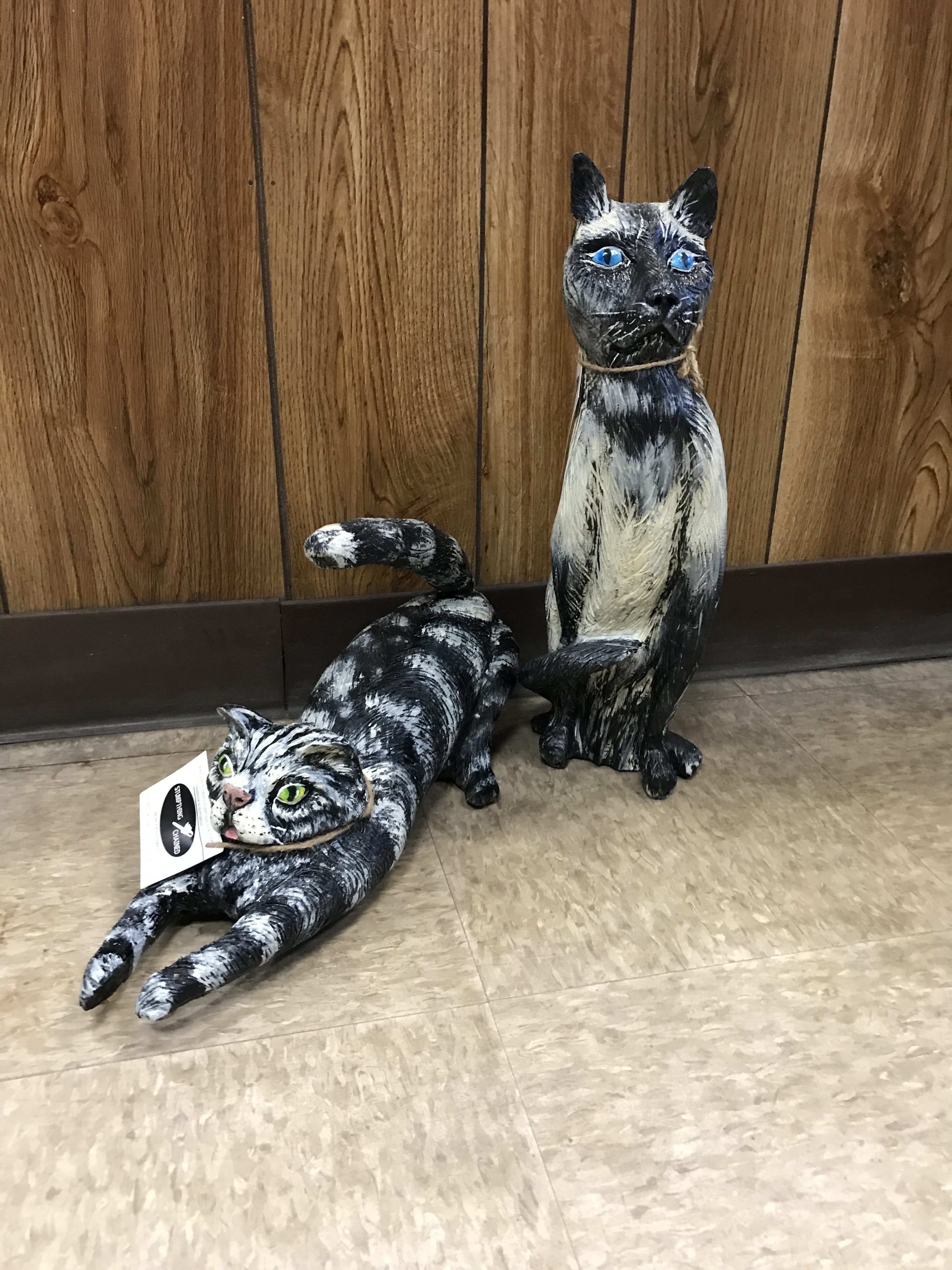 Chainsaw Art Cats