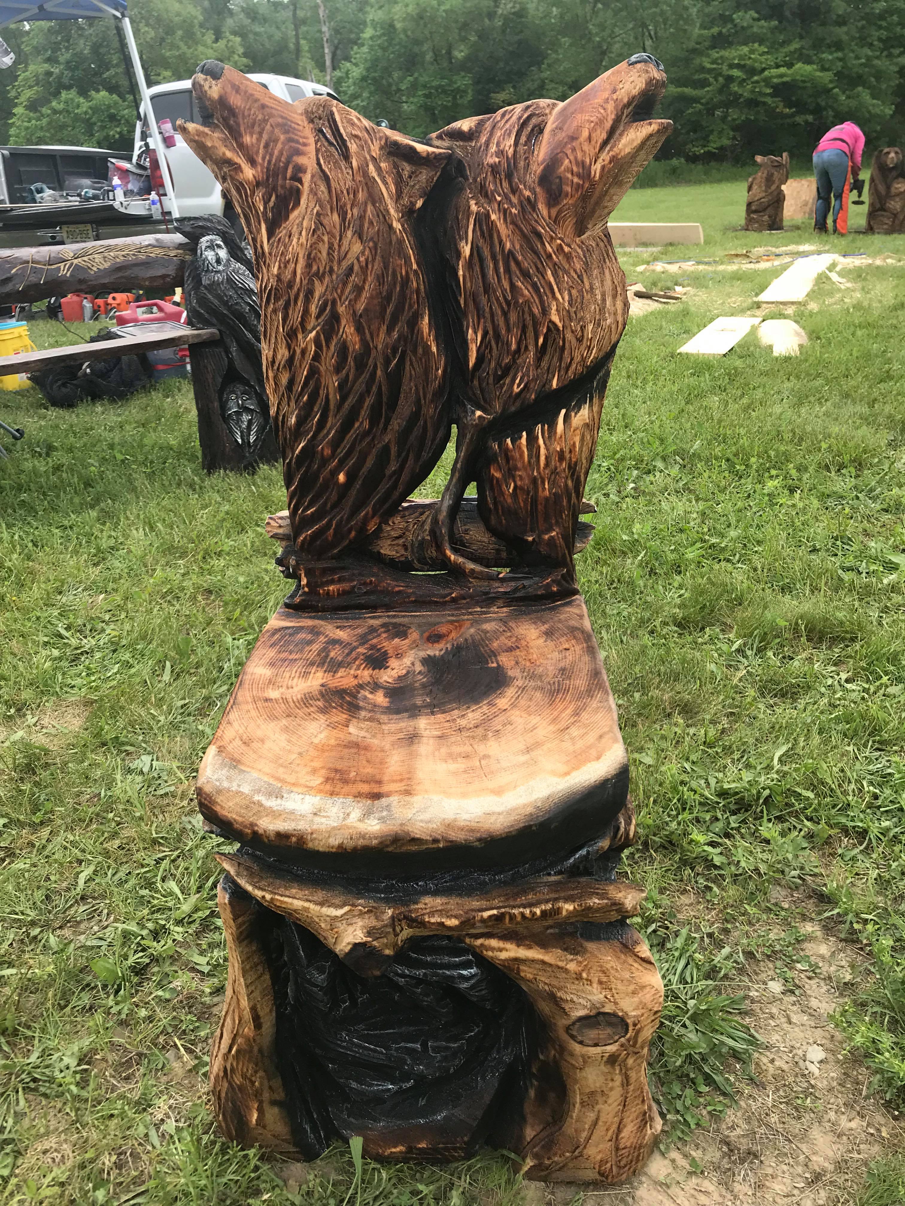 Chainsaw Art Chair
