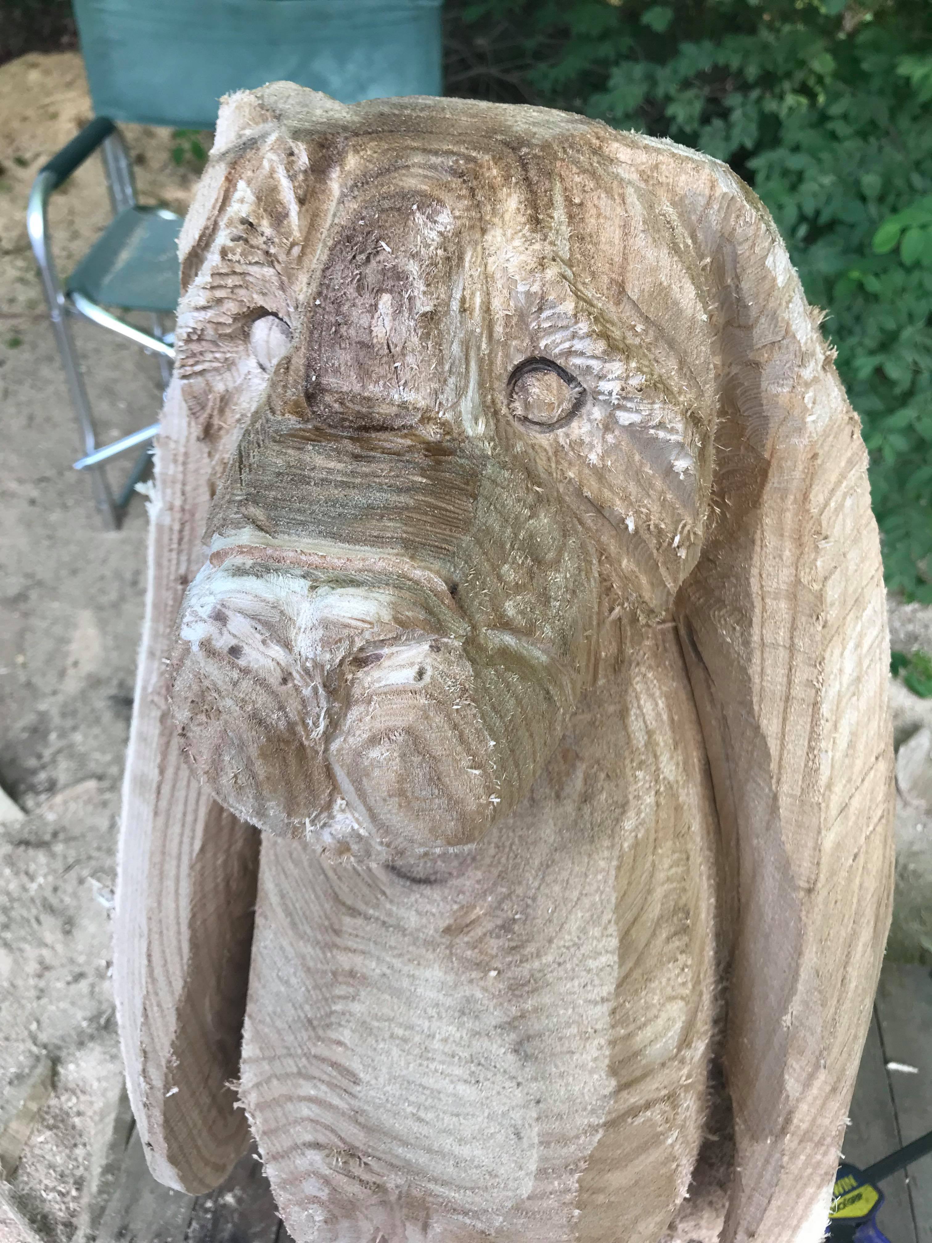 Chainsaw Carvings Rabbit